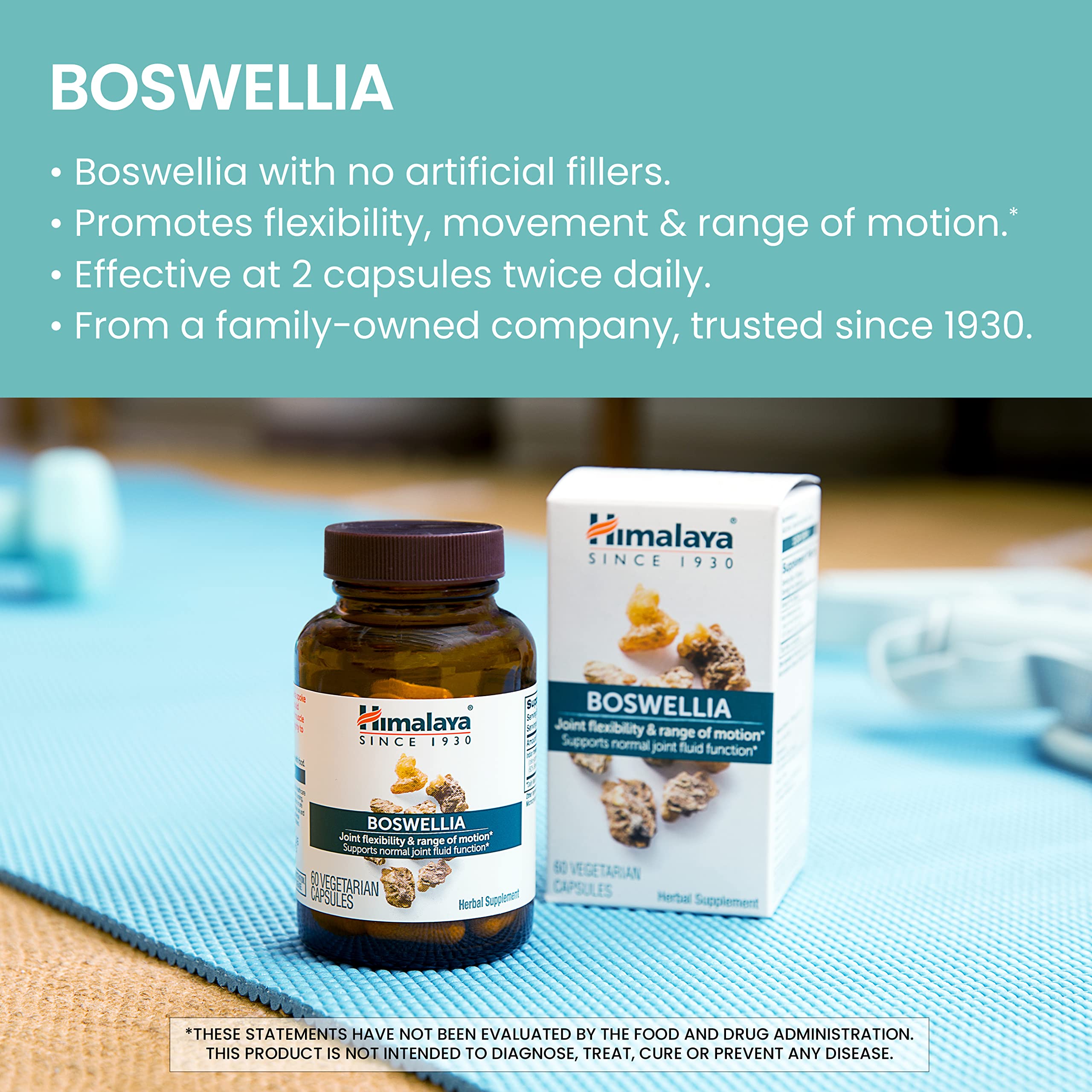Himalaya Boswellia : extrait ayurvedique pour le confort articulaire.