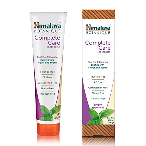 Lot Himalaya Botanique Complete Care, emballage 4 tubes prêt pour la famille
