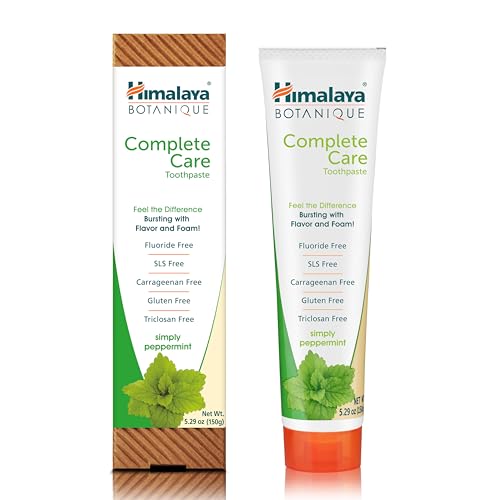 Pâte dentifrice Himalaya Botanique en tube menthe, utilisation quotidienne pratique