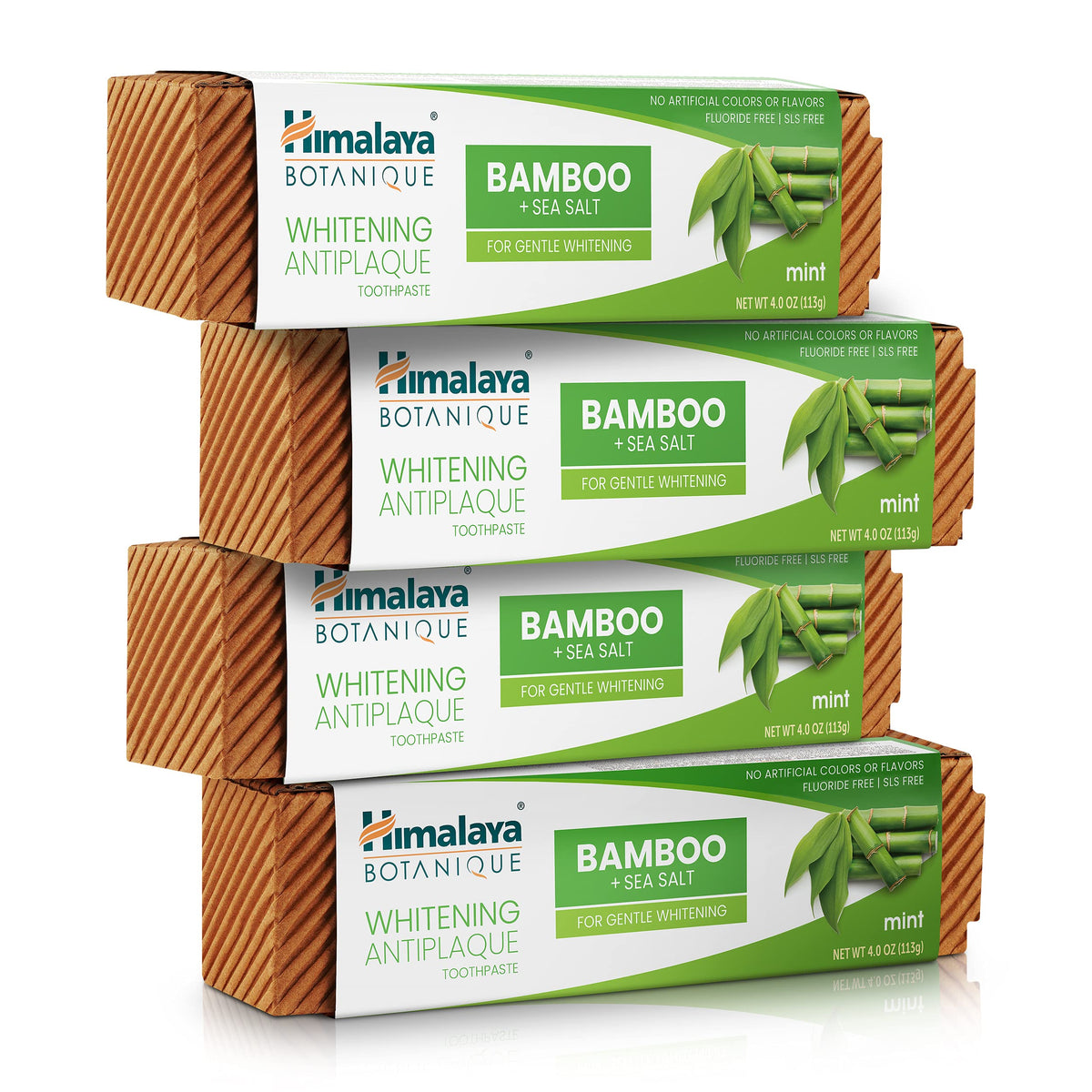 Himalaya Botanique dentifrice bambou et sel mer pour fraîcheur durable
