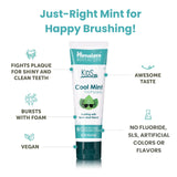 Himalaya Botanique dentifrice enfant orange, saveur douce et naturelle.
