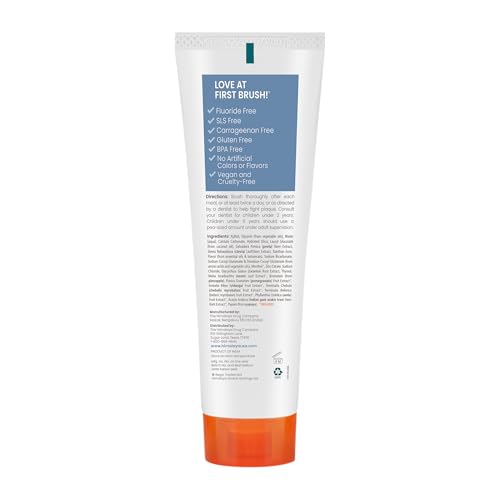 Dentifrice Himalaya Botanique Menthe - texture mousse légère pour un brossage agréable.