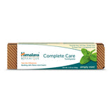 Dentifrice Himalaya Botanique Soin Complet sans fluor, routine quotidienne pour dents propres.