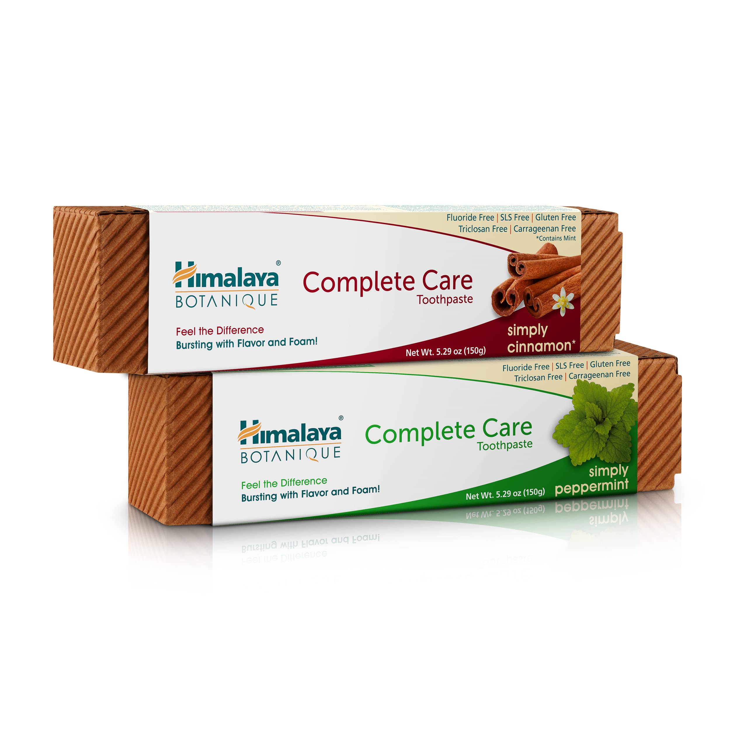 Dentifrice Himalaya Botanique en tube, soin complet pour dents et gencives.