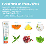 Dentifrice Himalaya Botanique routine quotidienne après repas, propreté et fraîcheur.