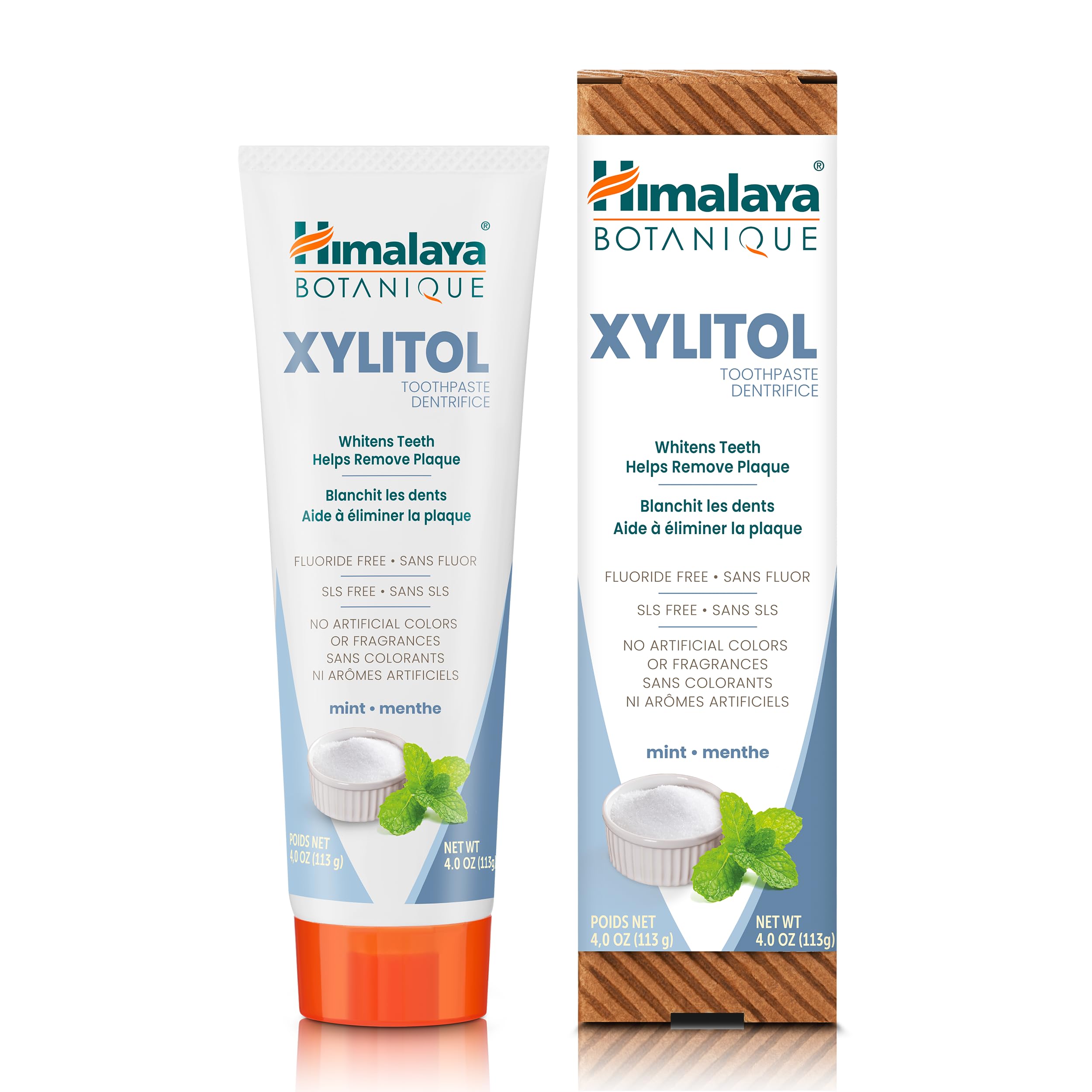 Himalaya Botanique dentifrice usage quotidien avec texture légère et praticité.
