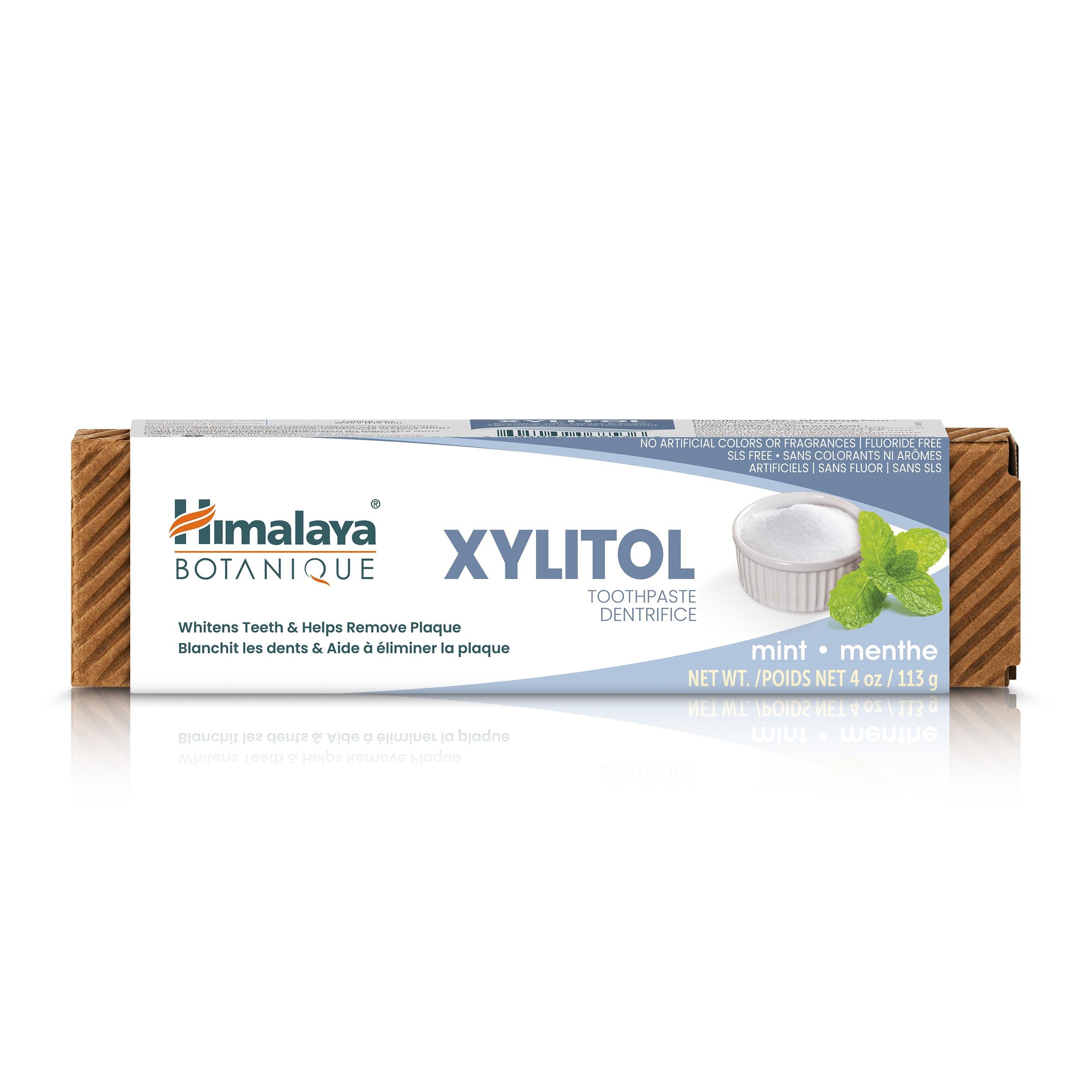 Dentifrice Himalaya Botanique - usage quotidien dans la salle de bains.