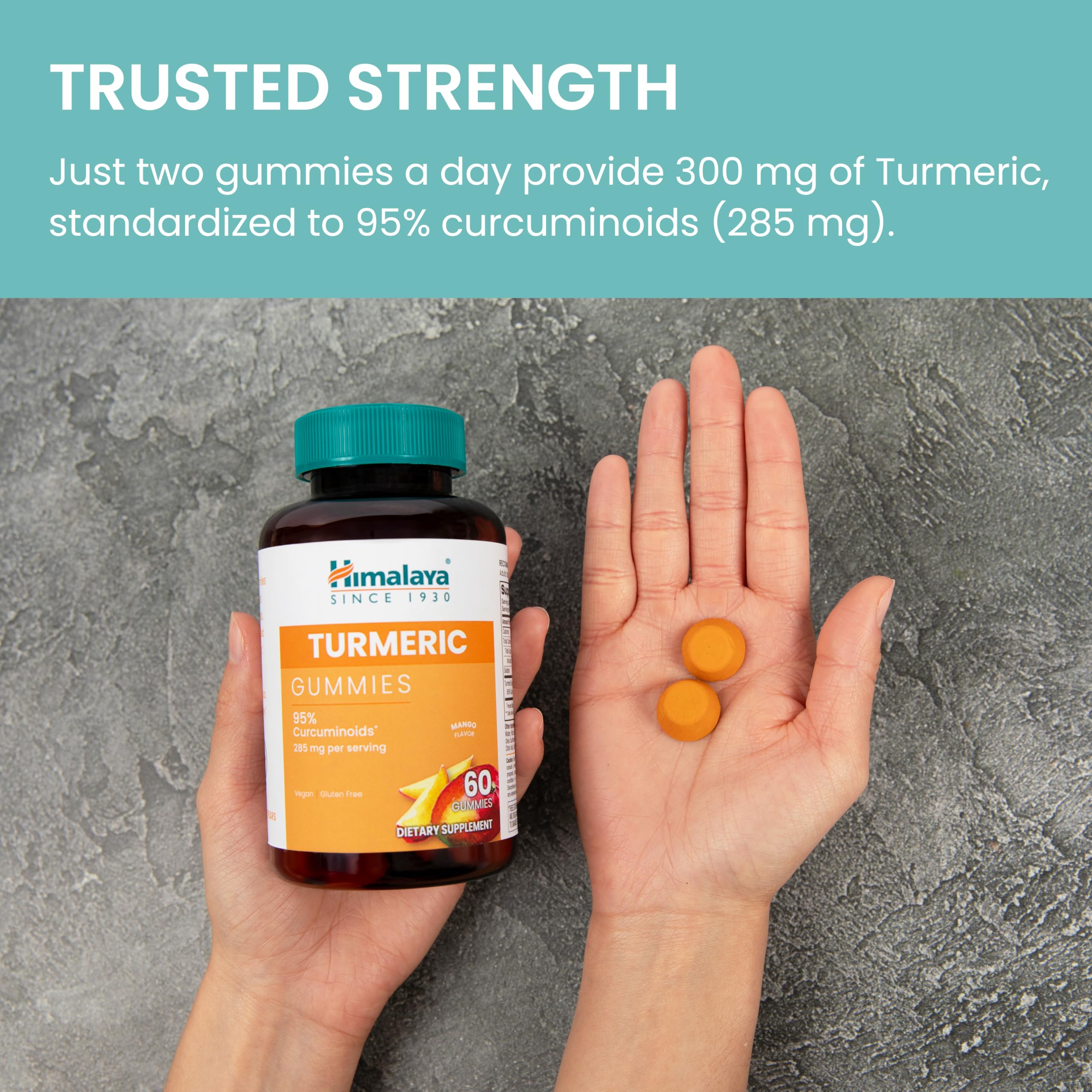Texture douce des gommes Himalaya curcuma, expérience sensorielle agréable.