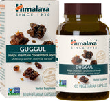 Himalaya Guggul: bouteille 720 mg, soutien potentiel du foie et des lipides.