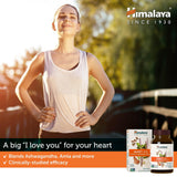 Himalaya HeartCare: ingrédients Ashwagandha, Amla et Tulsi pour une approche ayurvédique.