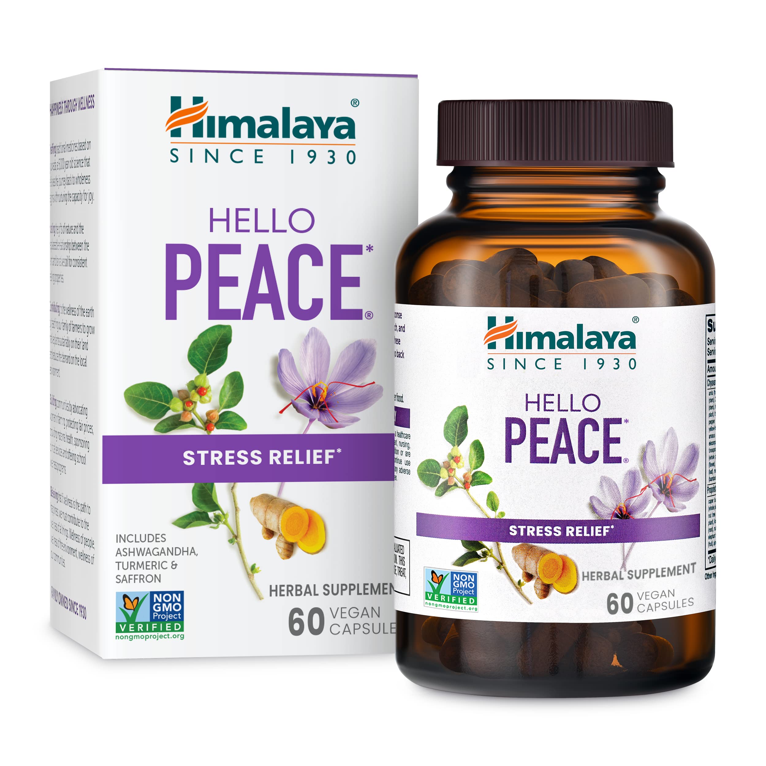 Hello Peace: bouteille Himalaya sur table, instant calme