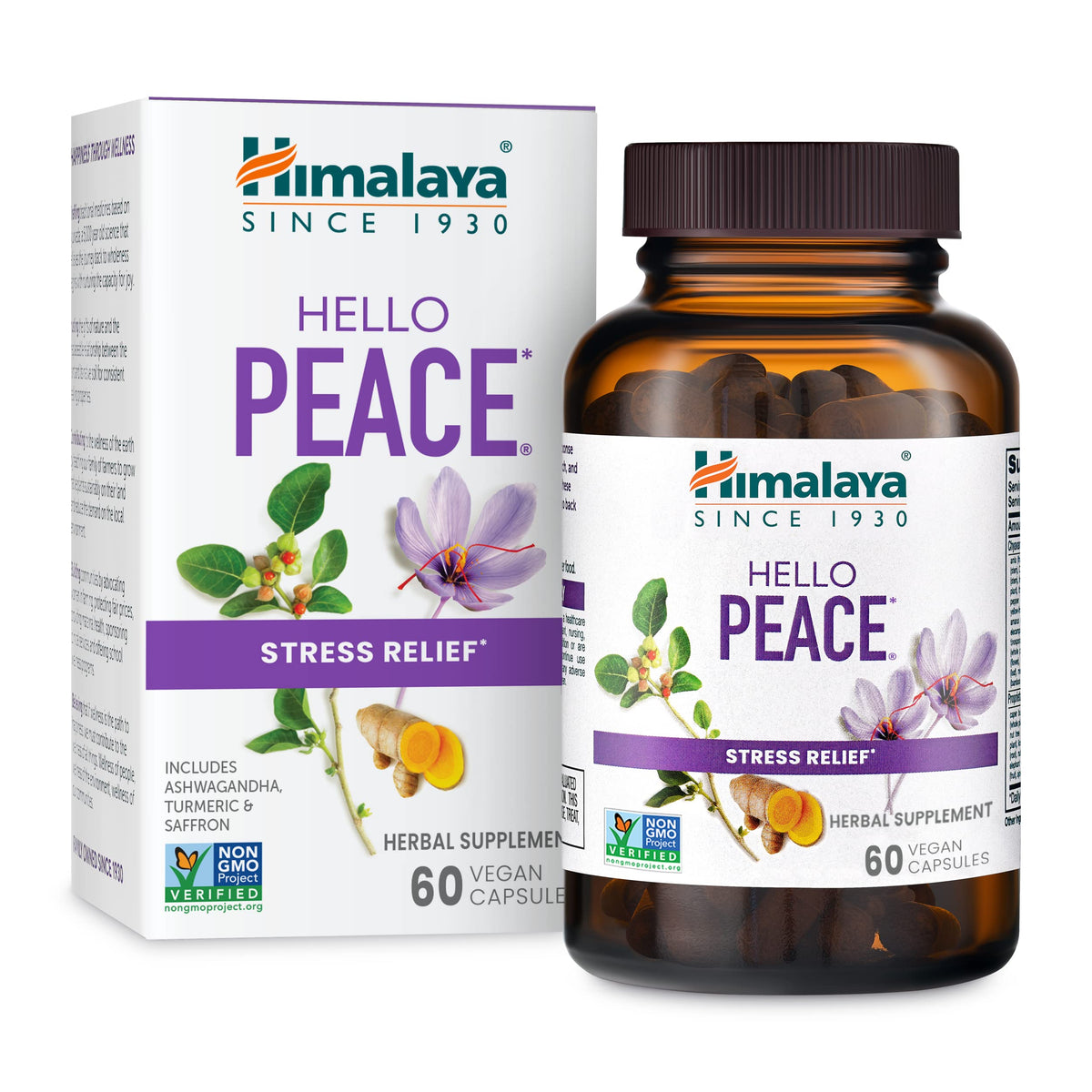 Hello Peace: bouteille Himalaya sur table, instant calme