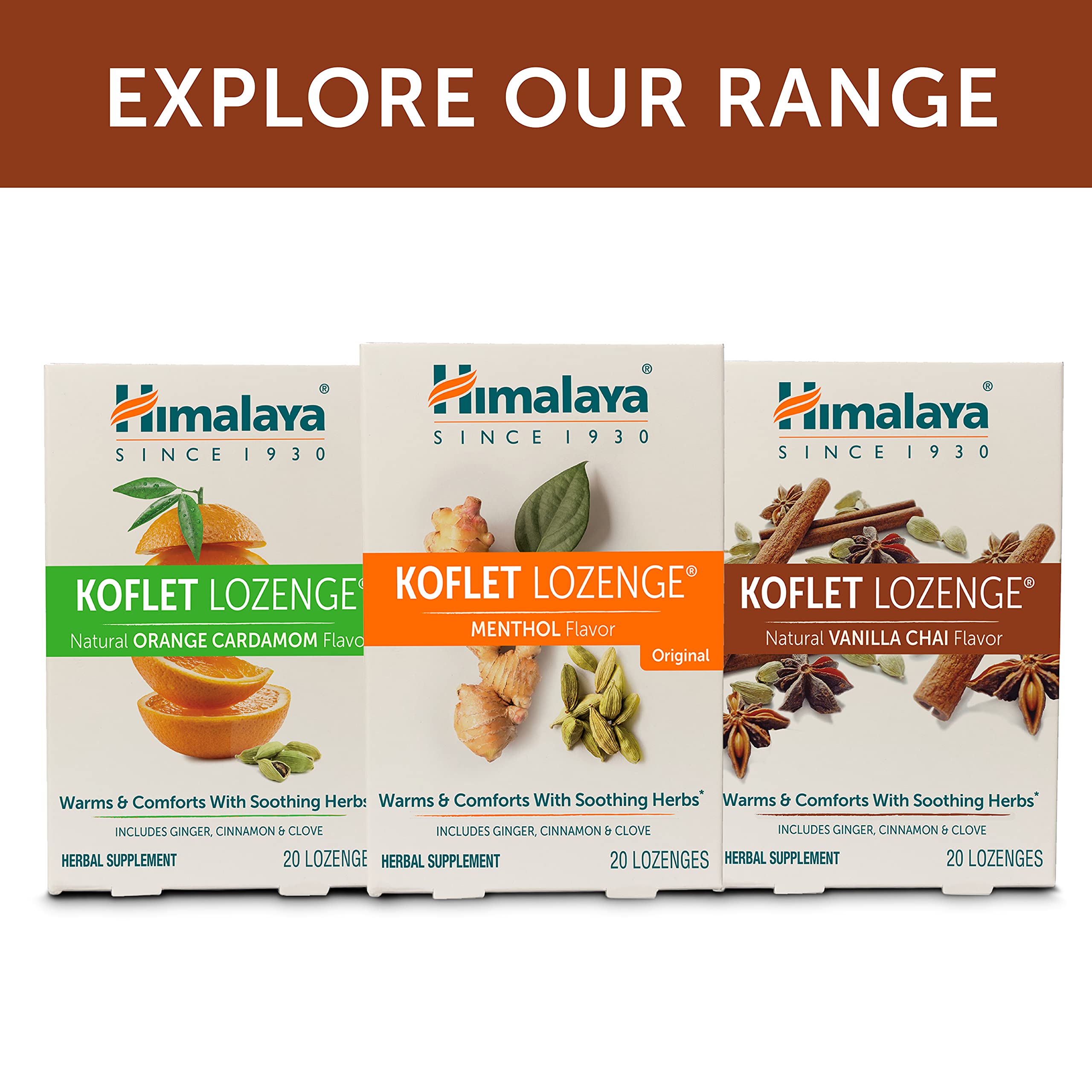 Pastilles Himalaya Koflet format portable, faciles à glisser dans la poche.