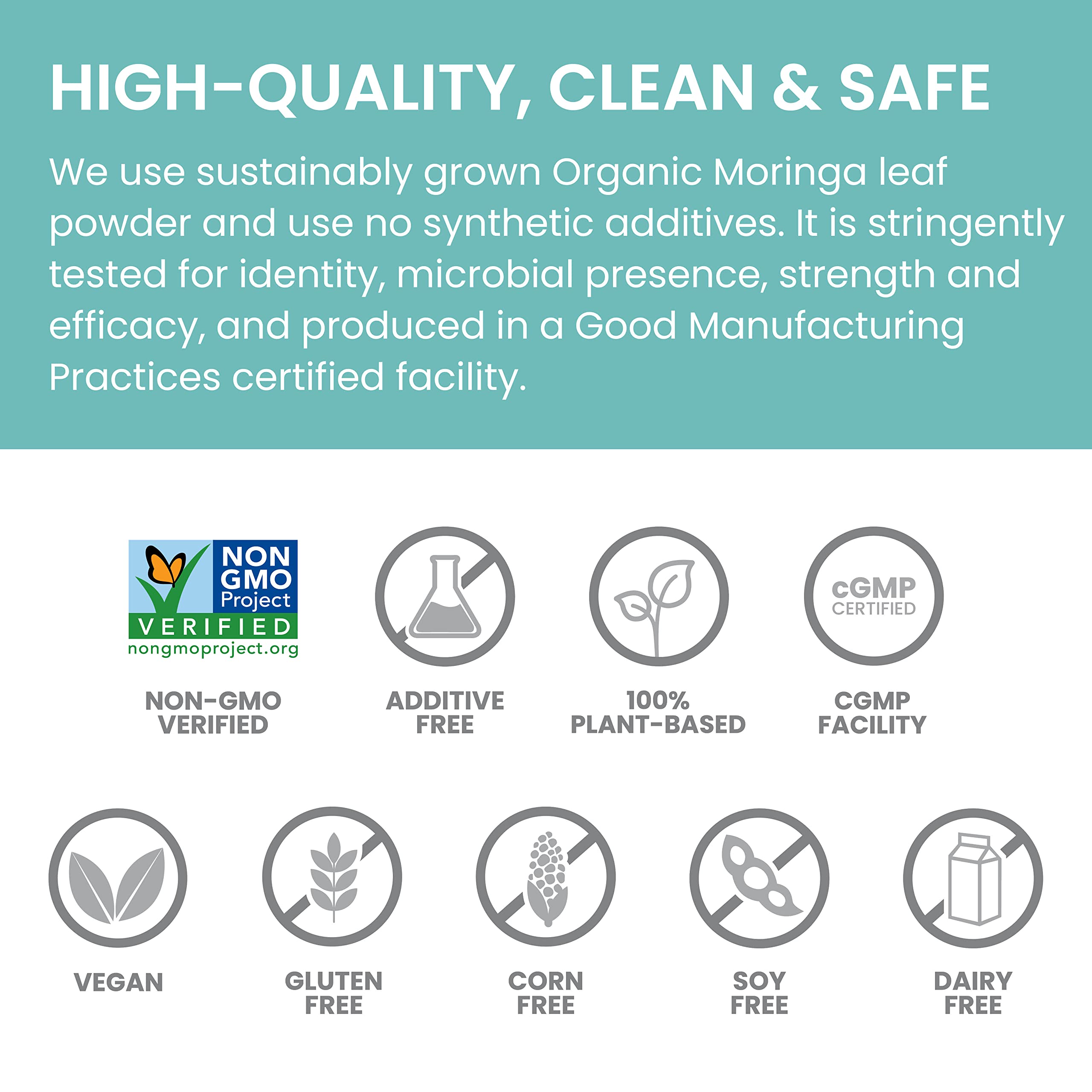 Himalaya Moringa – label vegan et sans OGM pour divers régimes
