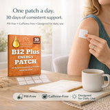 Emballage clair du B12 Energy Patch de Himalaya Naturals.