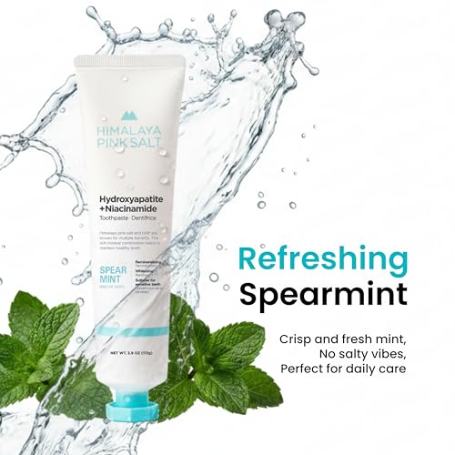 Sensation de fraîcheur menthe poivrée avec Himalaya Pinksalt.