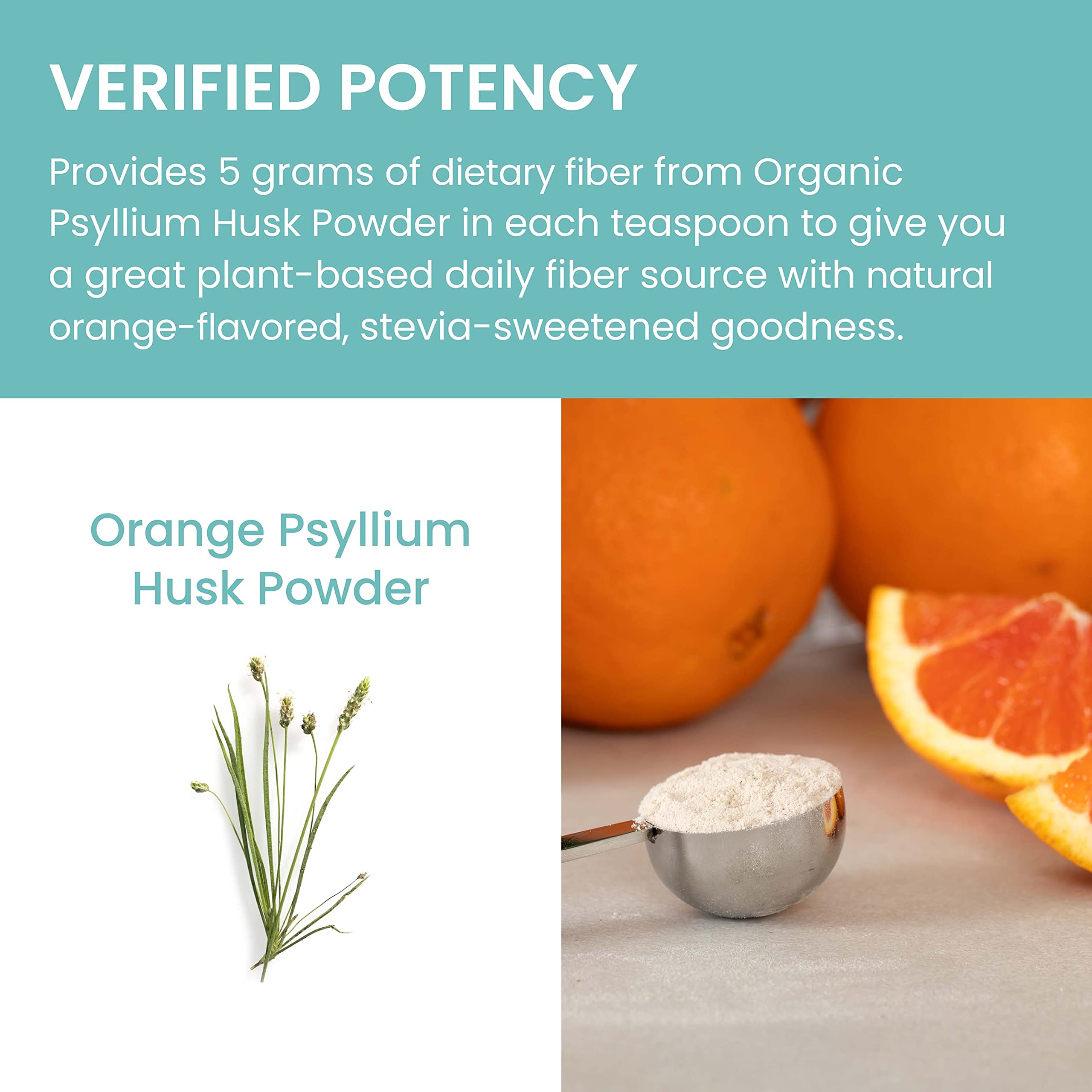 Himalaya Psyllium Husk Poudre Orange dans un yaourt au petit-déjeuner
