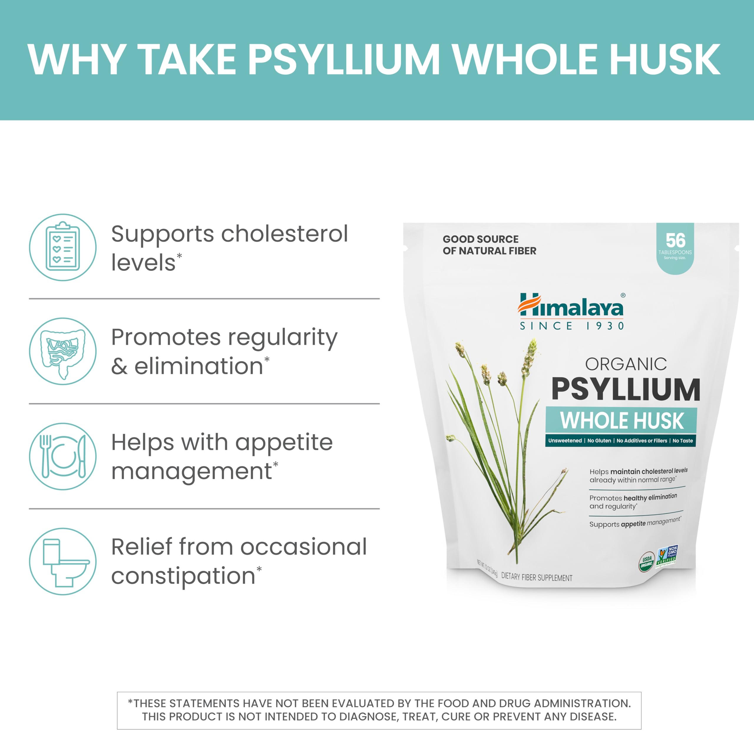 Psyllium vegan bio Himalaya, sans OGM.