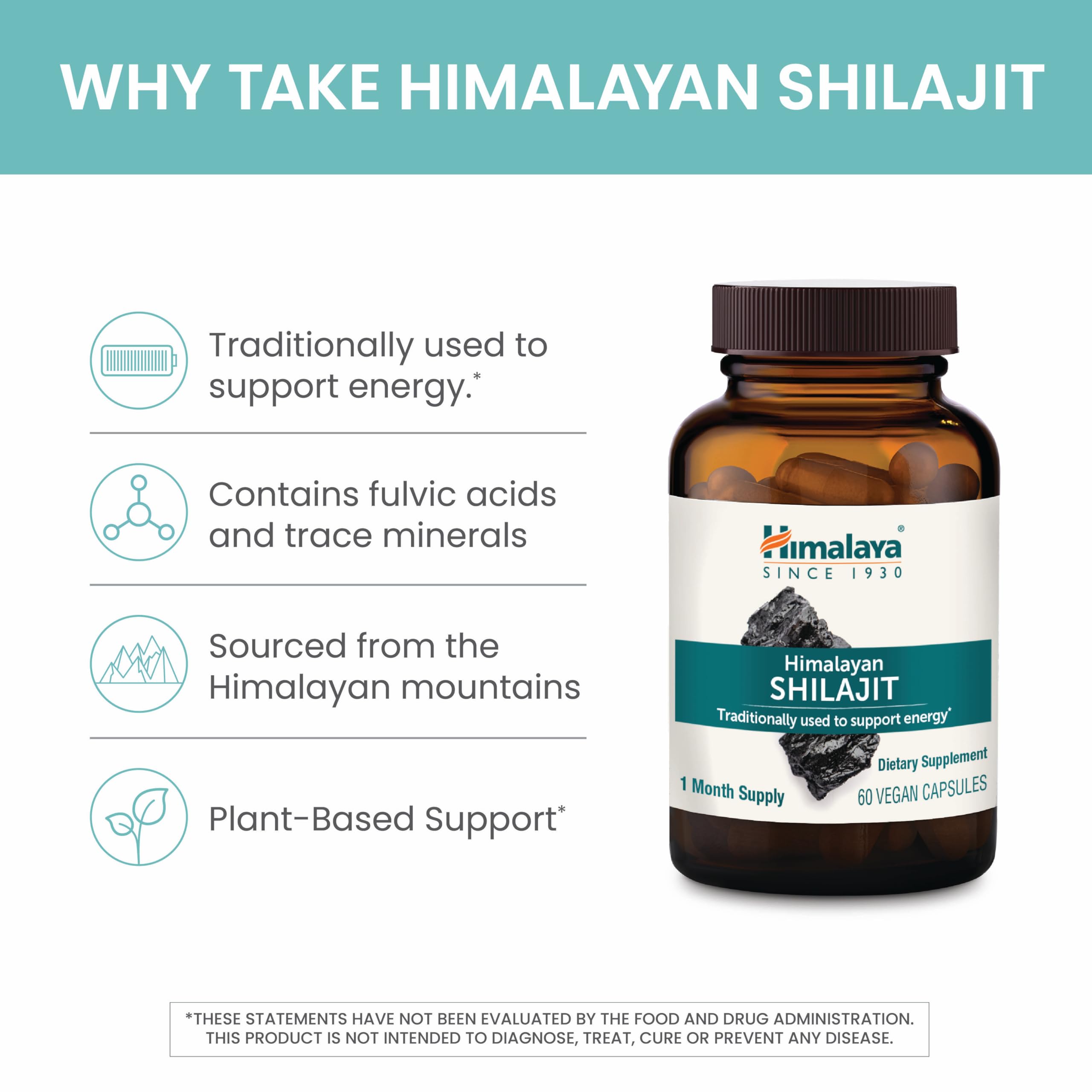 Himalaya Shilajit – capsules présentées dans le pot, usage pratique.