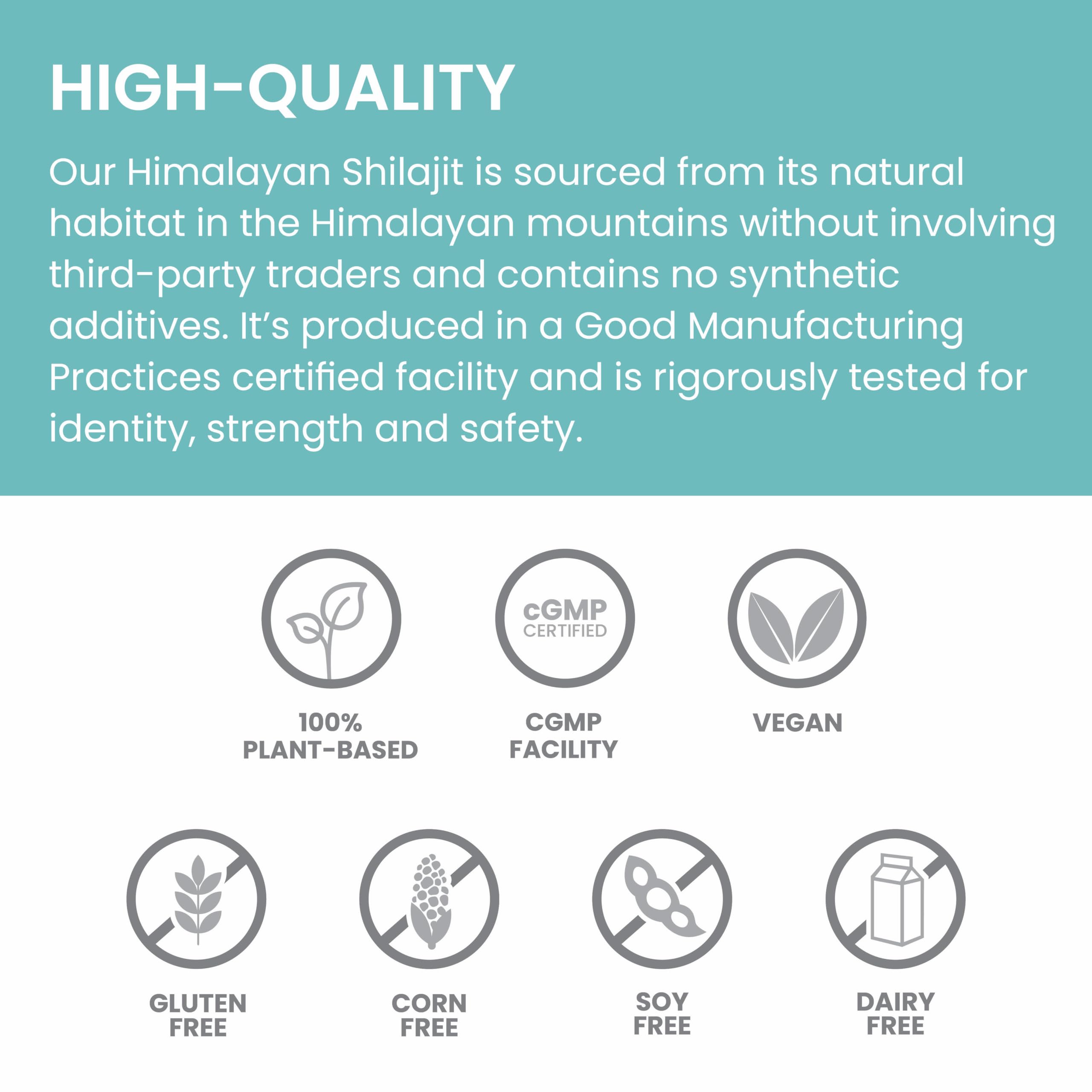 Himalaya Shilajit – étiquette et emballage, authenticité et provenance.