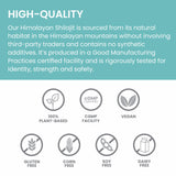 Himalaya Shilajit – étiquette et emballage, authenticité et provenance.