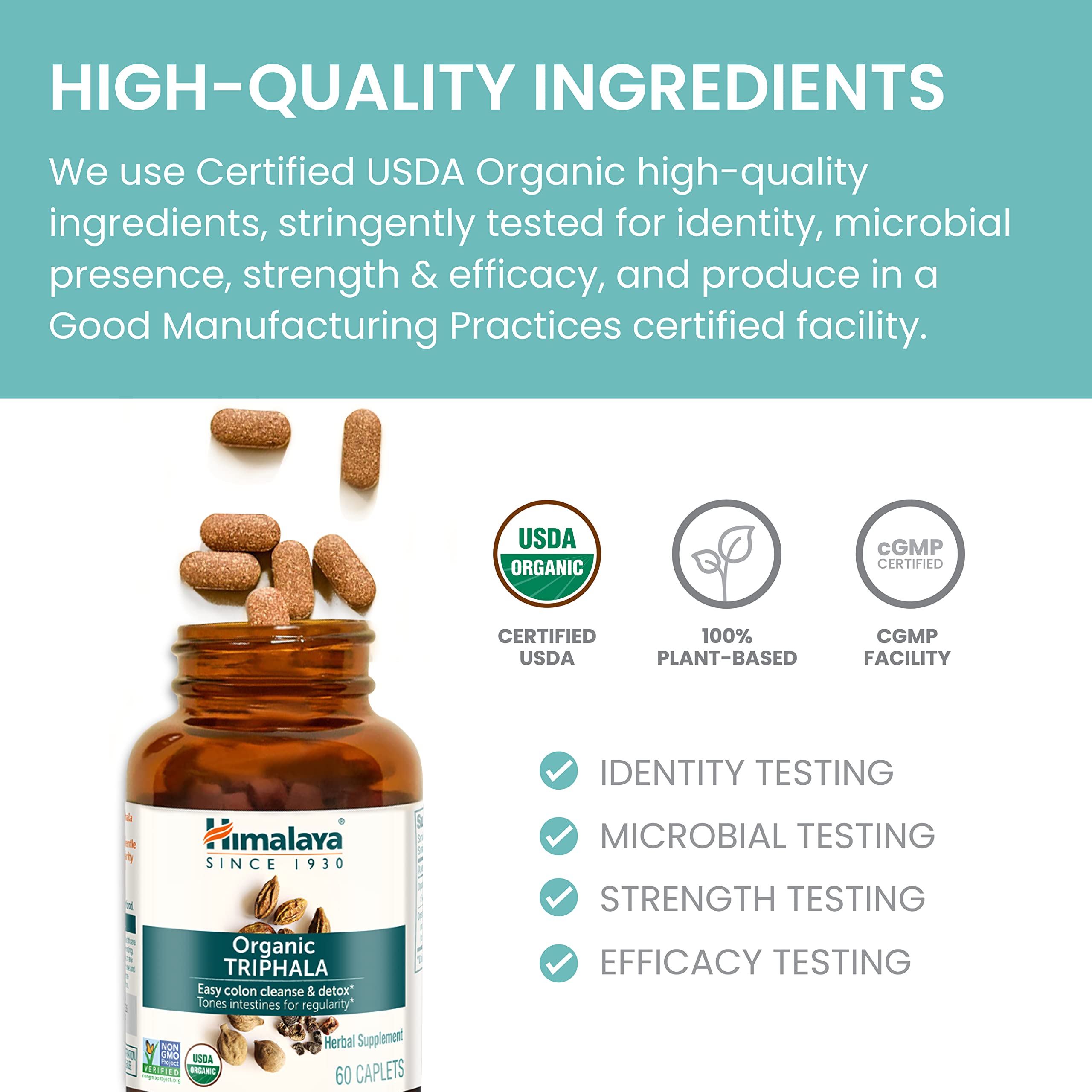 Himalaya Triphala : formule ayurvédique et gélules faciles à utiliser.