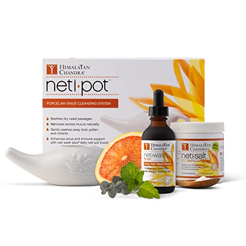 Sel pour Neti Pot 10 oz, pureté USP pour un rinçage nasal sûr et efficace.