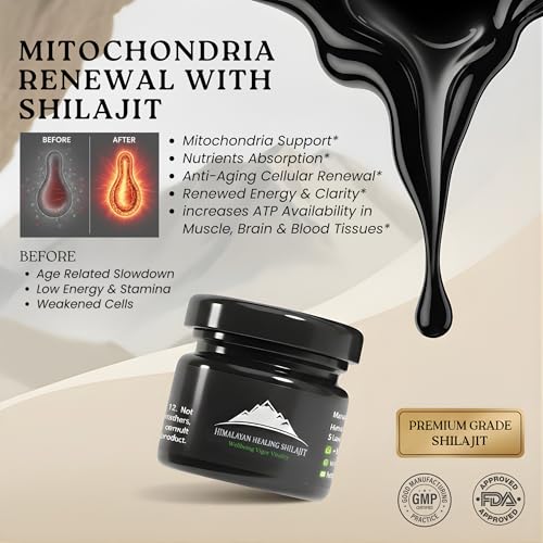 Himalayan Shilajit résine brune, pure et naturelle.
