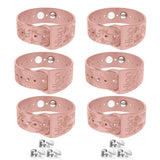 Bracelets Hion anti-nausee pour les transports, ensemble de trois paires en rose.
