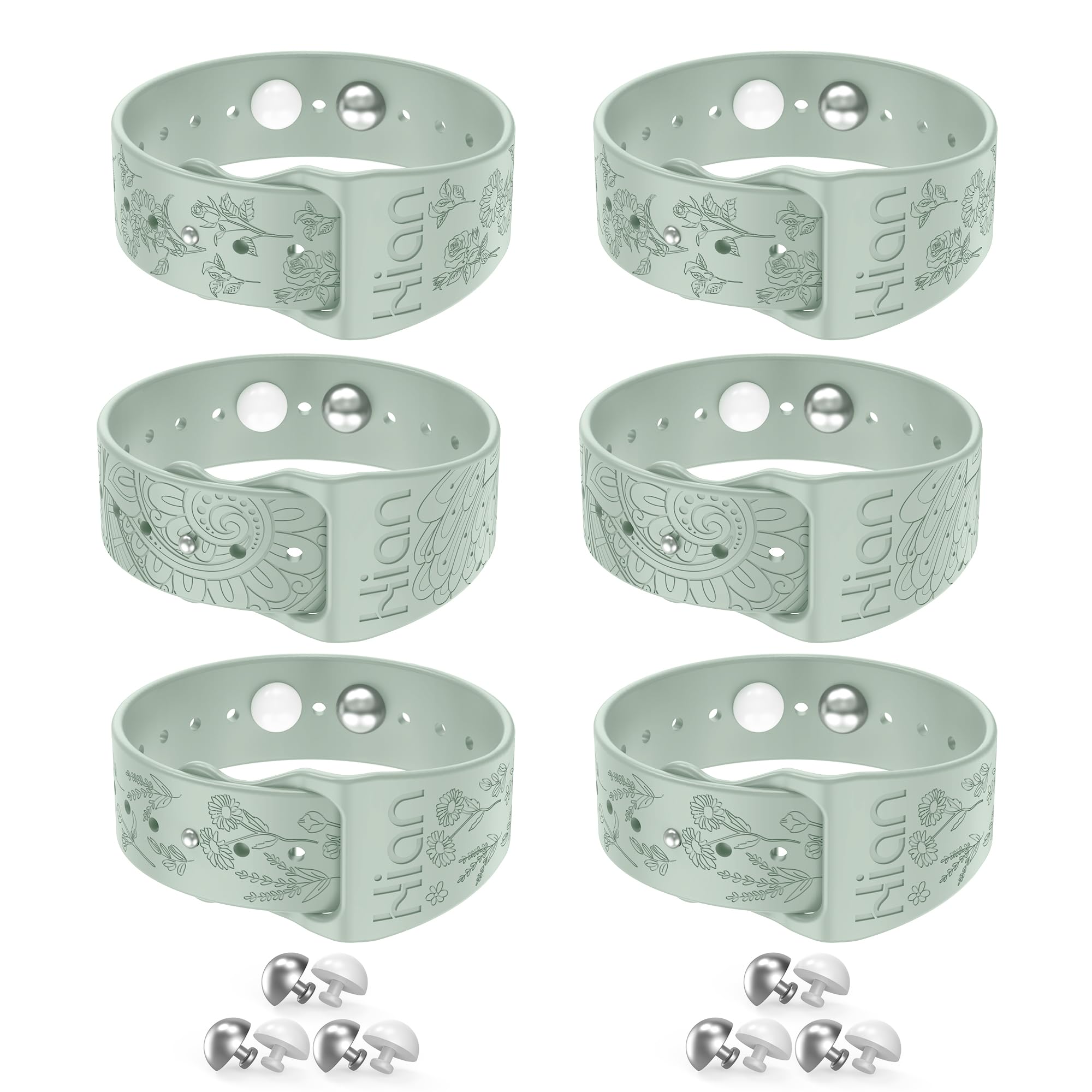 Hion Motion: bracelet anti-nausée couleur Beryl pour voyager confortablement.