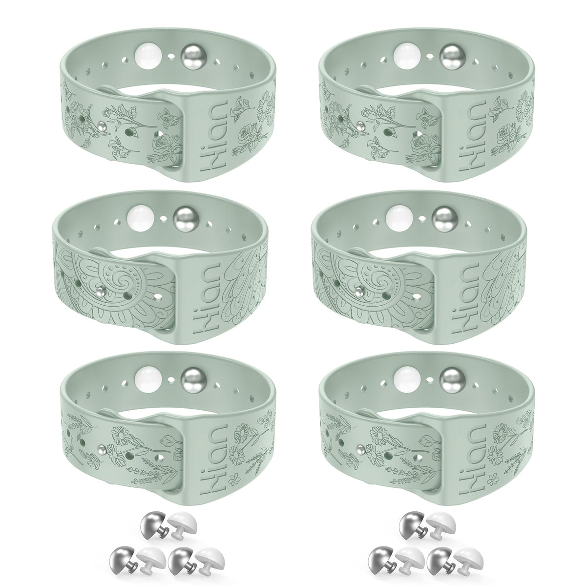 Hion Motion: bracelet anti-nausée couleur Beryl pour voyager confortablement.