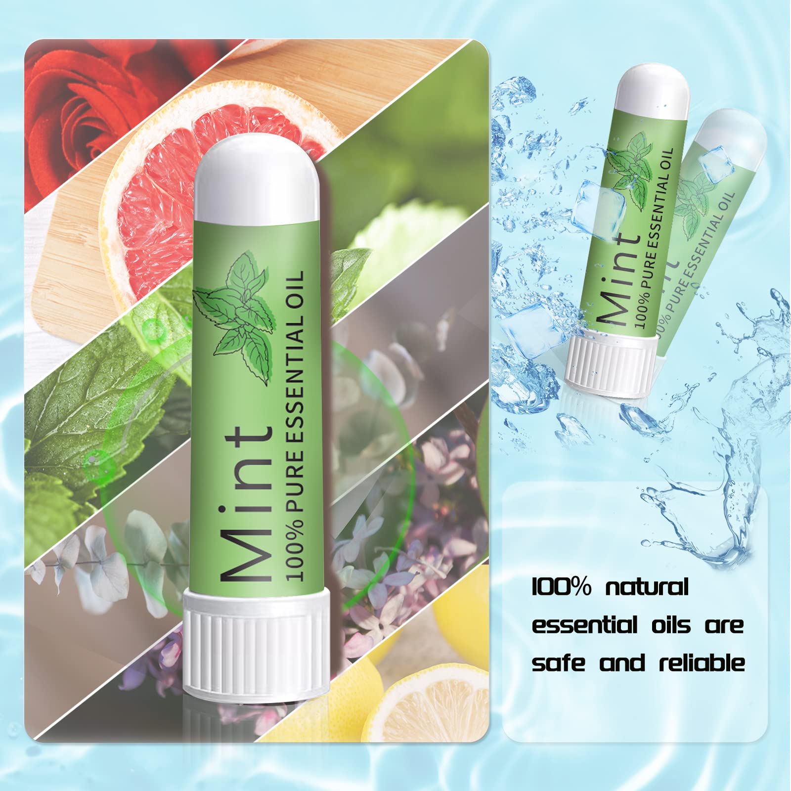 Inhalateur Hion Design Ergonomique Menthe – prise en main confortable.