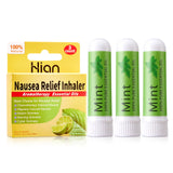 Inhalateur Hion Soulagement des nausées Menthe – ensemble de 3, pratique en déplacement.