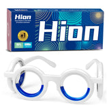 Lunettes Hion vue avant avec cercle liquide pour stabilité visuelle