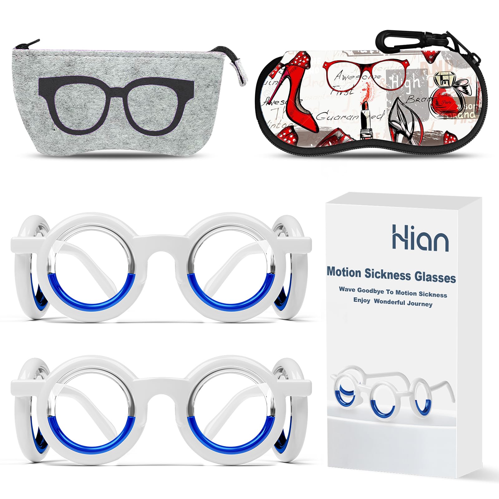 Lunettes Hion anti-nausée sur la route, confort en trajet