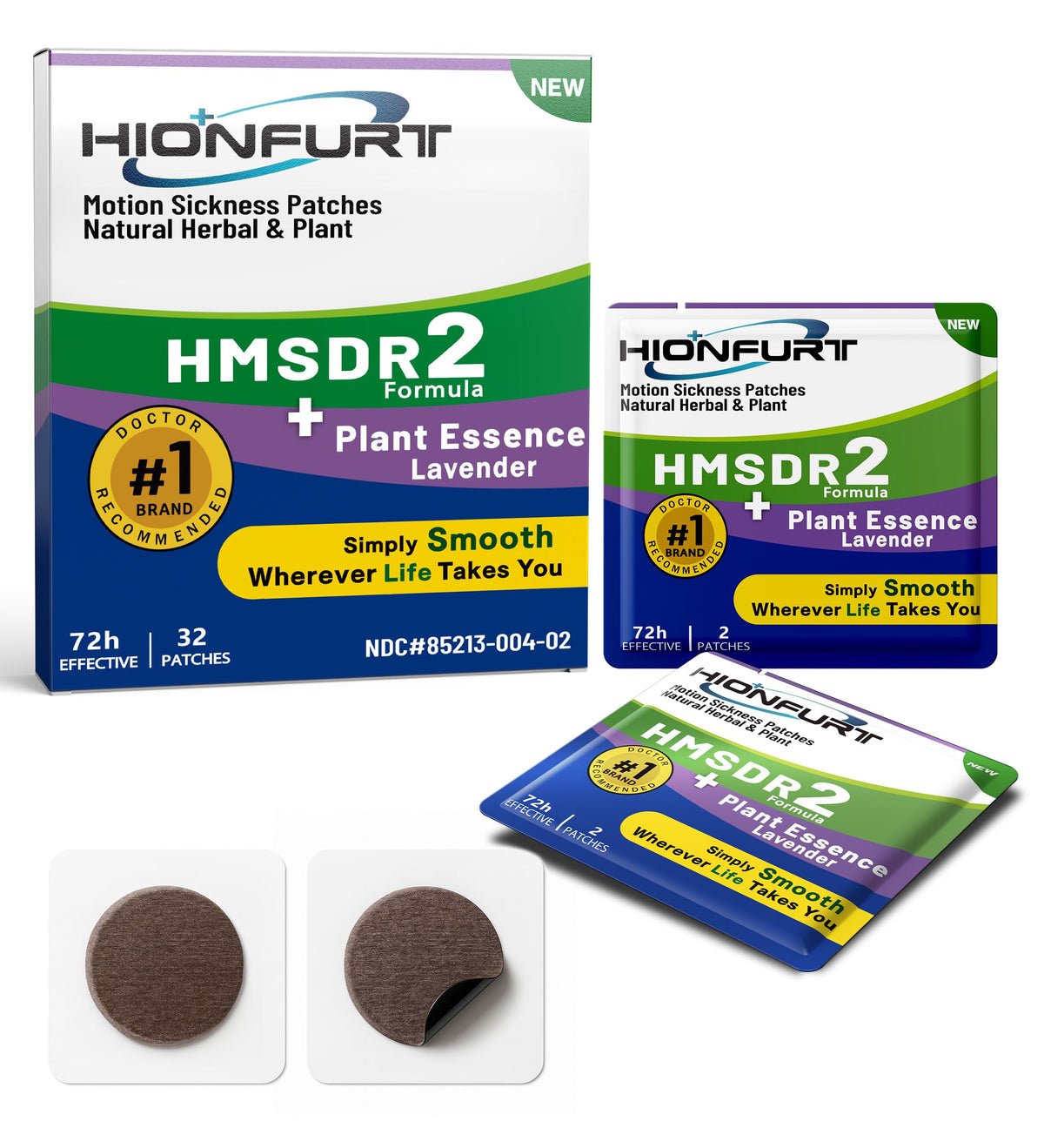 Pansement HMSDR2 Hionfurt lavande prêt pour les voyages.