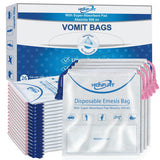 Sac d'émèse Hionfurt avec gel instantané emprisonnant les liquides et odeurs.