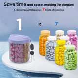Hionxmga Design anti-melange empêche le mélange des pilules.