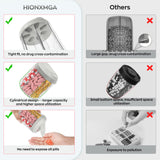 Étiquetage inclus Hionxmga avec 20 étiquettes pour repérer chaque compartiment