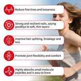Biotine 5500µg par portion pour cheveux et ongles plus forts.