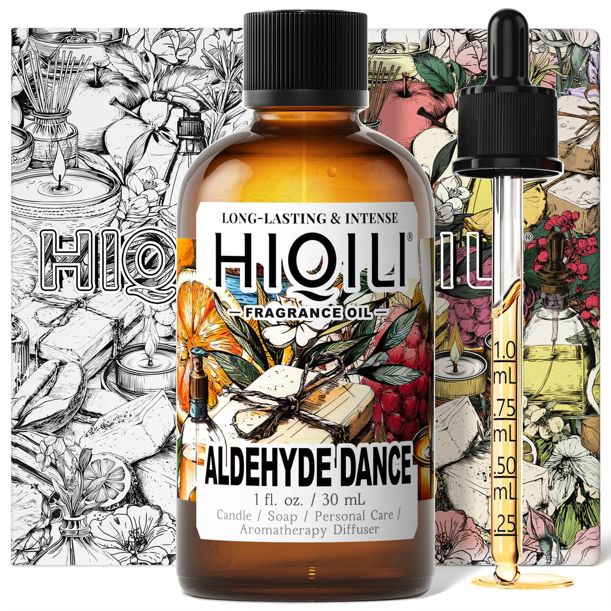 HIQILI Aldéhyde Dance – bouteille; parfum durable pour votre intérieur.