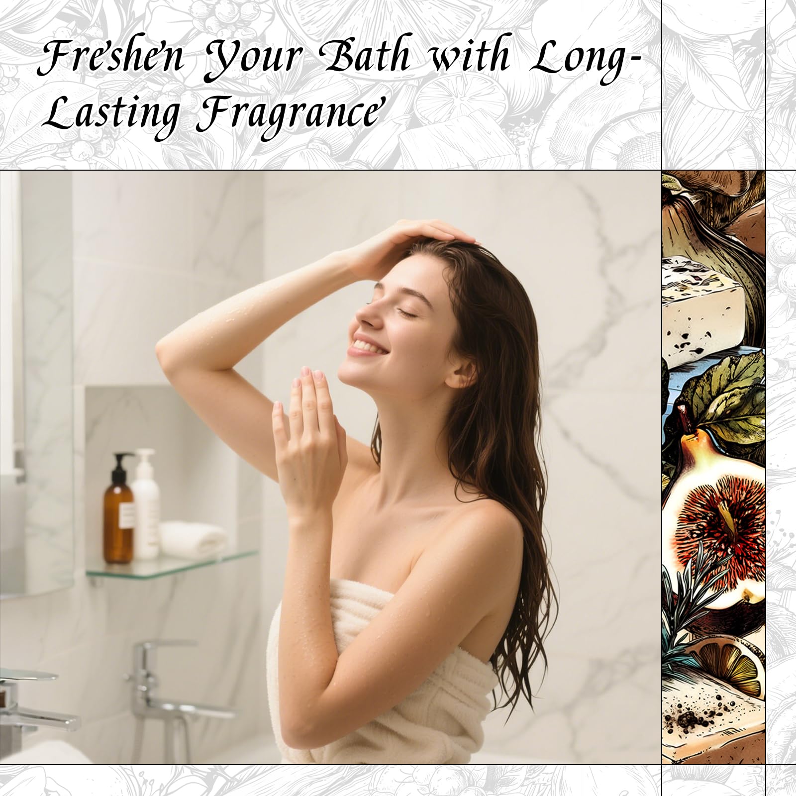 HIQILI bougie fig fait maison — parfum chaleureux