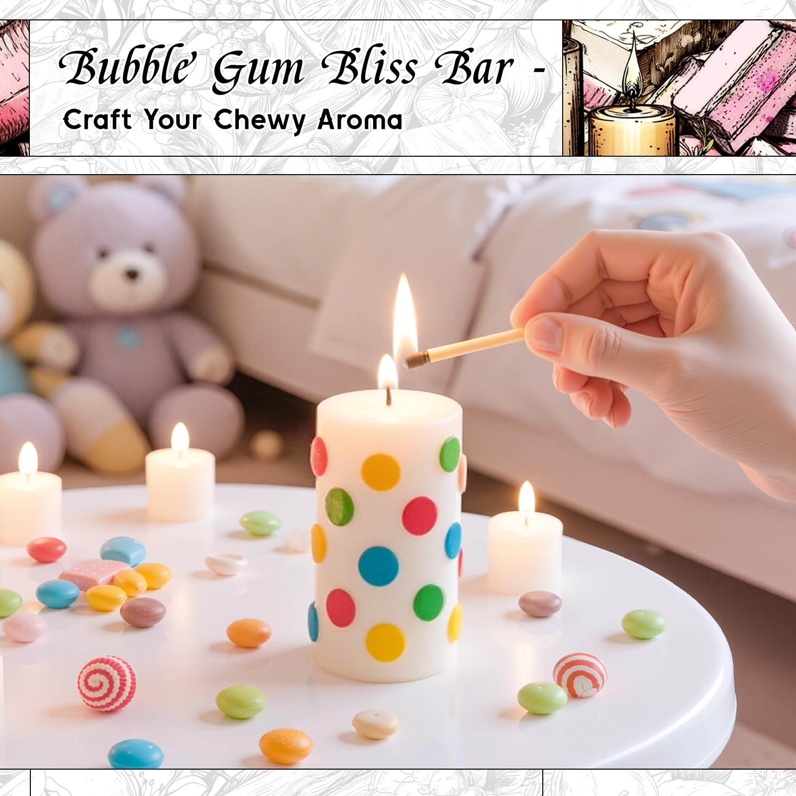HIQILI Bubblegum – cadeau idéal, parfum gourmand.