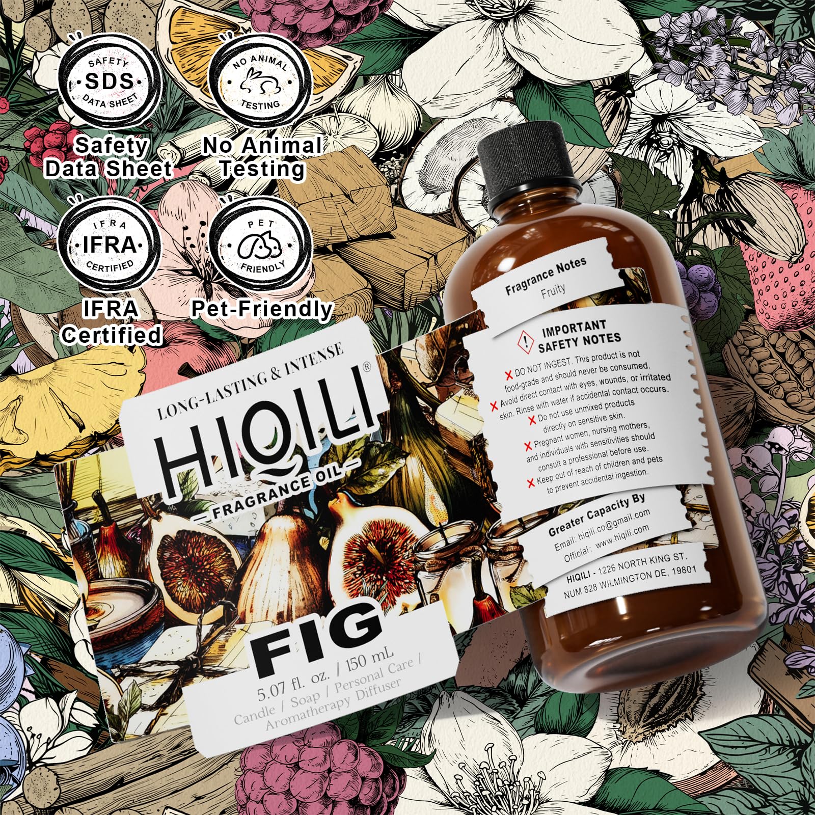 HIQILI compte-gouttes fig — dosage précis pour petits projets