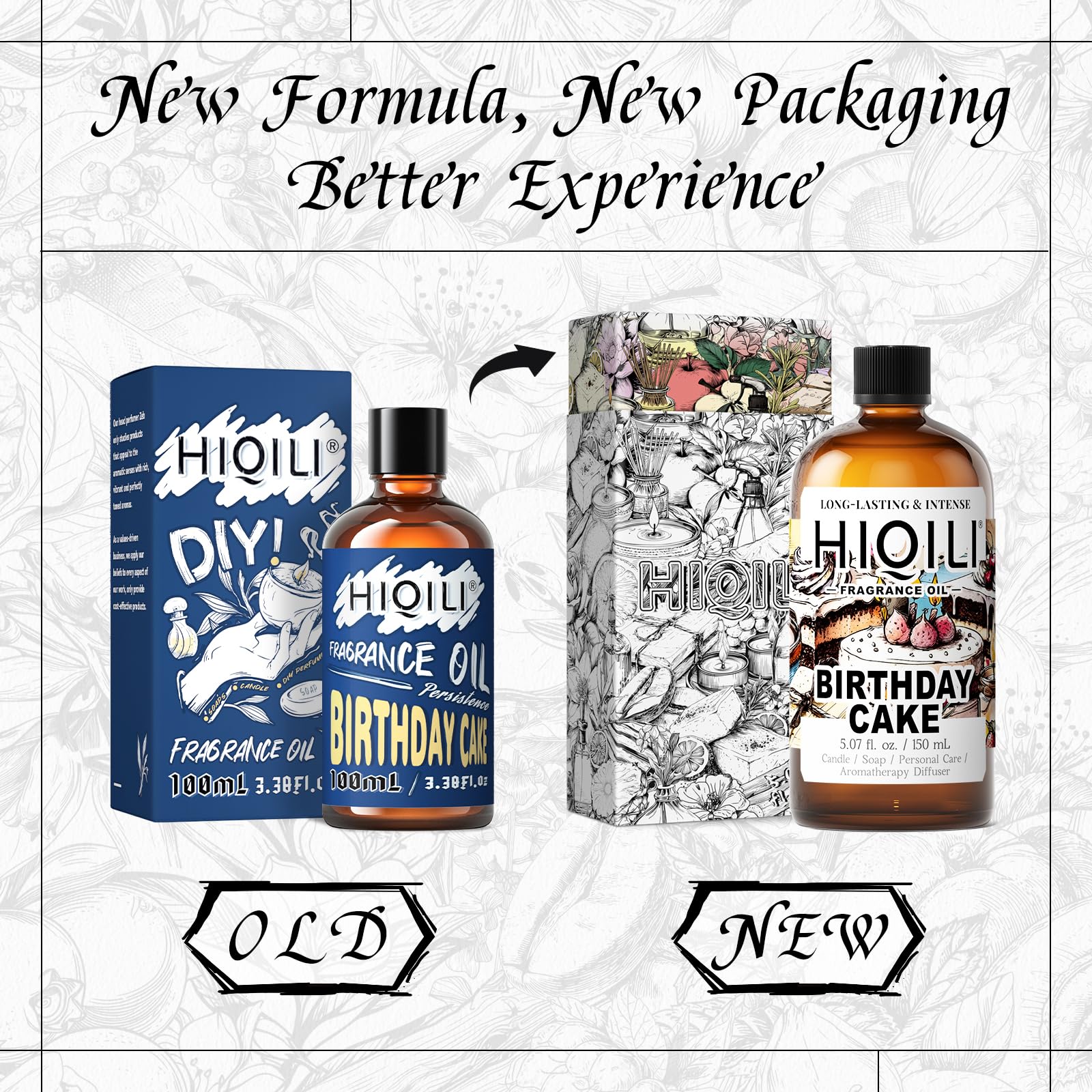 HIQILI diffuseur-aromatique: diffusion instantanée d'une ambiance gourmande.