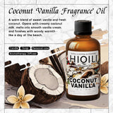 HIQILI Diffuseur Coco Vanille pour ambiance chaleureuse à la maison et en voiture.