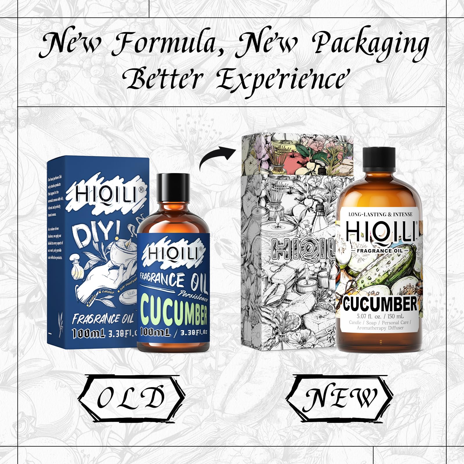 Diffuseur HIQILI au concombre diffuse une ambiance fraîche.