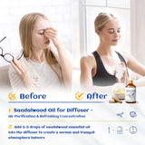 HIQILI diffuseur santal huile: diffusion facile pour ambiance apaisante
