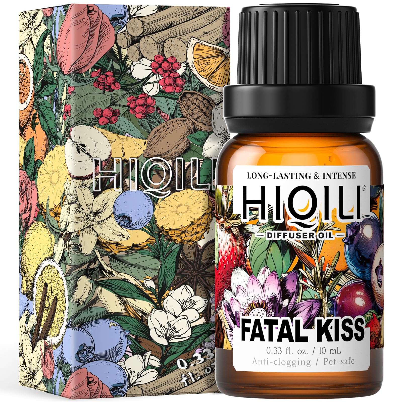 HIQILI Fatal Kiss diffuseur huile: parfum riche pour grandes pièces et atmosphère accueillante.