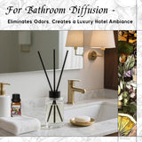 HIQILI Flacon huile-diffuseur: parfum floral délicat pour humidificateur domestique.